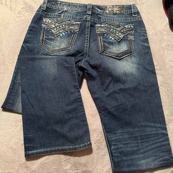 Miss Me Denim - Stylish Blue Embellished Women's Jeans